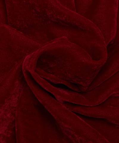 Maroon Velvet Fabric | Premium Upholstery & Apparel Material | Soft, Durable & Elegant Finish in Surat